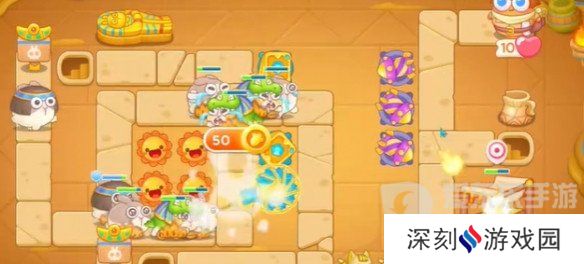 保卫萝卜4法老归来第50关怎么过 法老归来第50关通关指南