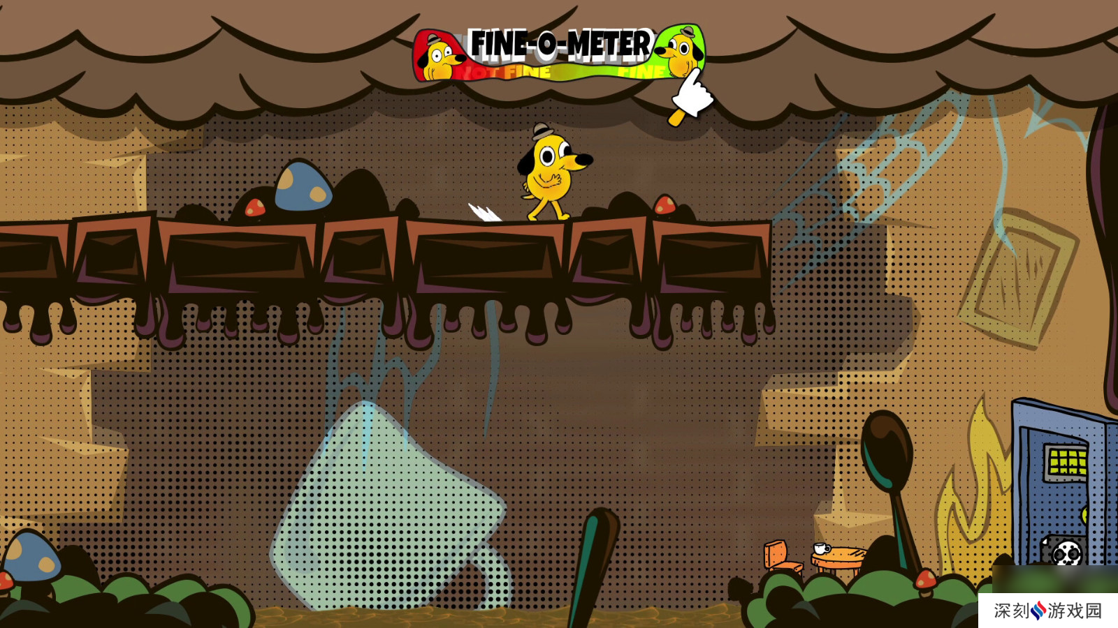 平台游戏《This Is Fine: Maximum Cope》Steam页面开放 不支持中文