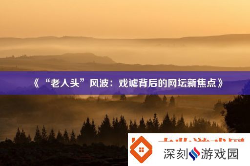 “老人头”风波