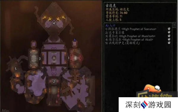 魔兽世界古达克副本入口位置一览