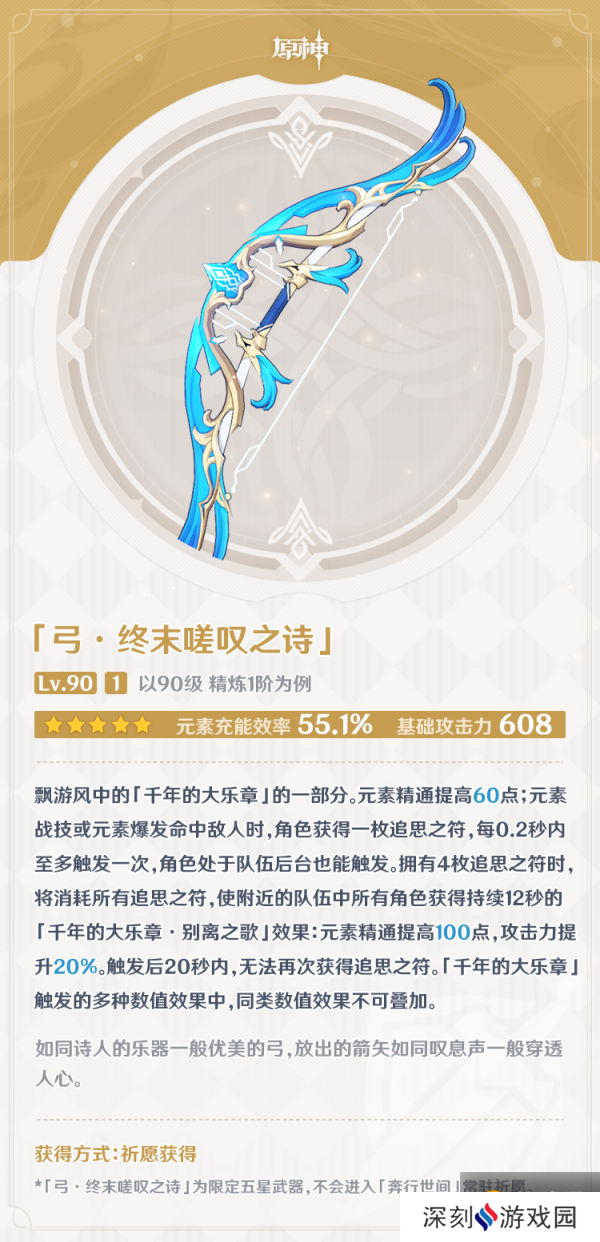 原神终末嗟叹之诗强度测评